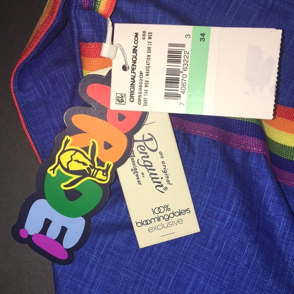 NWT Penguin by Munsingwear “Surf the Web” Men’s Swim Trunks - Picture 4 of 9